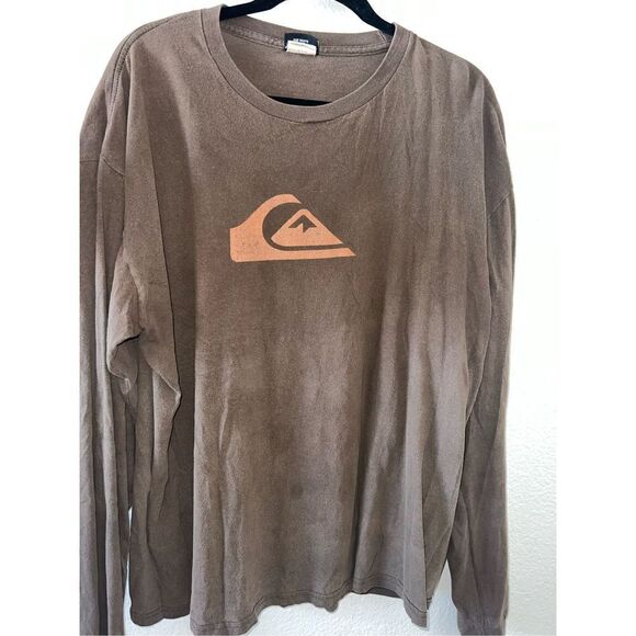 Y2K Brown Quicksilver Longsleeve - Picture 1 of 3
